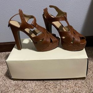 Lauren Conrad strappy heels.  Size 10.
